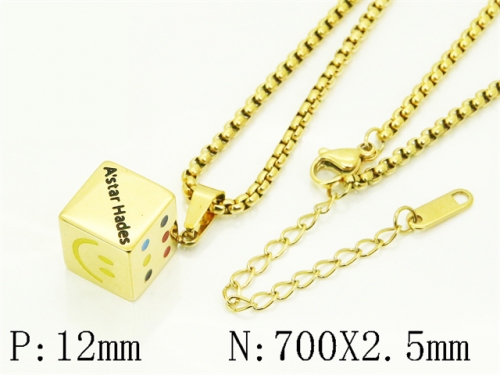 HY Wholesale Stainless Steel 316L Jewelry Hot sale Necklaces-HY04N0016HLR