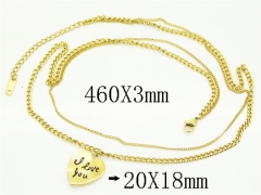 HY Wholesale Stainless Steel 316L Jewelry Hot sale Necklaces-HY04N0056HJD