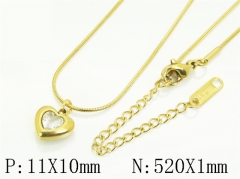 HY Wholesale Stainless Steel 316L Jewelry Hot sale Necklaces-HY59N0110MLQ