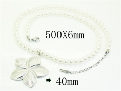 HY Wholesale Stainless Steel 316L Jewelry Hot sale Necklaces-HY80N0975XNL