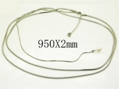 HY Wholesale Stainless Steel 316L Jewelry Hot sale Necklaces-HY04N0099HIR