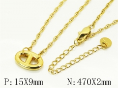 HY Wholesale Stainless Steel 316L Jewelry Hot sale Necklaces-HY04N0126HJE