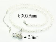 HY Wholesale Stainless Steel 316L Jewelry Hot sale Necklaces-HY80N0973NL