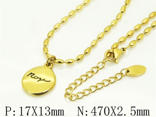 HY Wholesale Stainless Steel 316L Jewelry Hot sale Necklaces-HY04N0019HHS