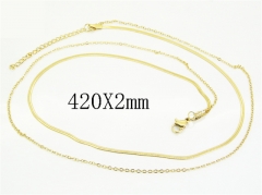 HY Wholesale Stainless Steel 316L Jewelry Hot sale Necklaces-HY92N0231MX