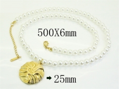 HY Wholesale Stainless Steel 316L Jewelry Hot sale Necklaces-HY80N0977RNL