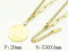 HY Wholesale Stainless Steel 316L Jewelry Hot sale Necklaces-HY04N0020HHE