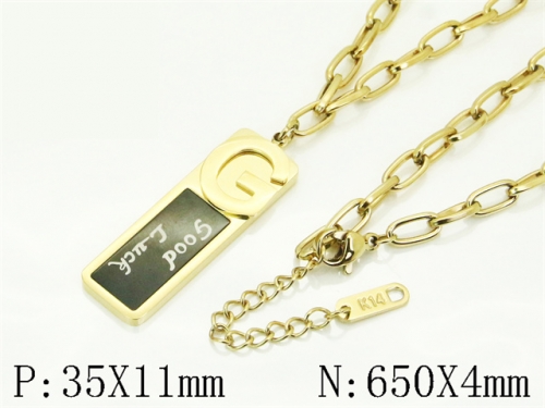 HY Wholesale Stainless Steel 316L Jewelry Hot sale Necklaces-HY04N0009HLX