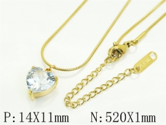 HY Wholesale Stainless Steel 316L Jewelry Hot sale Necklaces-HY59N0114MLX