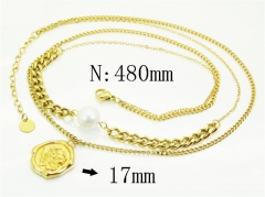 HY Wholesale Stainless Steel 316L Jewelry Hot sale Necklaces-HY32N0877PL