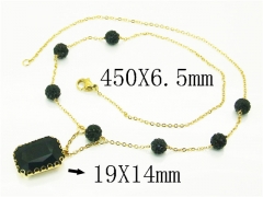 HY Wholesale Stainless Steel 316L Jewelry Hot sale Necklaces-HY92N0578HJV