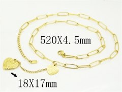 HY Wholesale Stainless Steel 316L Jewelry Hot sale Necklaces-HY30N0125HEE