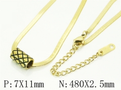 HY Wholesale Stainless Steel 316L Jewelry Hot sale Necklaces-HY04N0017HZZ