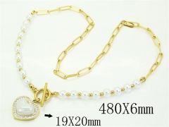 HY Wholesale Stainless Steel 316L Jewelry Hot sale Necklaces-HY32N0873HIF