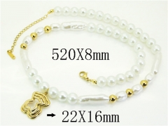 HY Wholesale Stainless Steel 316L Jewelry Hot sale Necklaces-HY80N0983PL