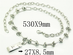 HY Wholesale Stainless Steel 316L Jewelry Hot sale Necklaces-HY04N0069HMQ