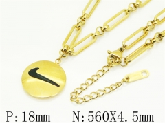 HY Wholesale Stainless Steel 316L Jewelry Hot sale Necklaces-HY04N0029HIR