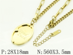 HY Wholesale Stainless Steel 316L Jewelry Hot sale Necklaces-HY04N0003PZ