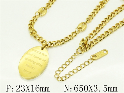 HY Wholesale Stainless Steel 316L Jewelry Hot sale Necklaces-HY04N0005HHB