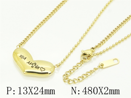 HY Wholesale Stainless Steel 316L Jewelry Hot sale Necklaces-HY04N0012HSS