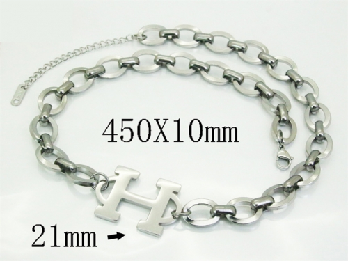 HY Wholesale Stainless Steel 316L Jewelry Hot sale Necklaces-HY04N0043HKD