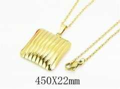 HY Wholesale Stainless Steel 316L Jewelry Hot sale Necklaces-HY74N0259LO