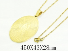 HY Wholesale Stainless Steel 316L Jewelry Hot sale Necklaces-HY74N0260NE