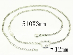 HY Wholesale Stainless Steel 316L Jewelry Hot sale Necklaces-HY04N0086HHE