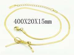 HY Wholesale Stainless Steel 316L Jewelry Hot sale Necklaces-HY32N0885OE