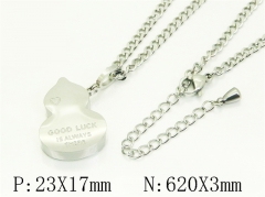 HY Wholesale Stainless Steel 316L Jewelry Hot sale Necklaces-HY04N0076HJF