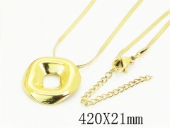 HY Wholesale Stainless Steel 316L Jewelry Hot sale Necklaces-HY92N0581OE