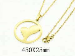 HY Wholesale Stainless Steel 316L Jewelry Hot sale Necklaces-HY74N0275ELM