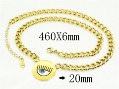 HY Wholesale Stainless Steel 316L Jewelry Hot sale Necklaces-HY94N0169HEE