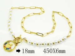 HY Wholesale Stainless Steel 316L Jewelry Hot sale Necklaces-HY32N0870HIL