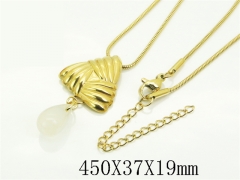 HY Wholesale Stainless Steel 316L Jewelry Hot sale Necklaces-HY92N0573HIF