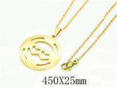 HY Wholesale Stainless Steel 316L Jewelry Hot sale Necklaces-HY74N0277ALM