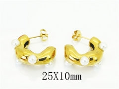 HY Wholesale Earrings Jewelry 316L Stainless Steel Earrings Jewelry-HY48E0151SML