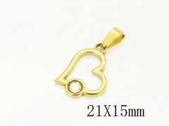 HY Wholesale Pendant Jewelry 316L Stainless Steel Jewelry Pendant-HY12P2132JD