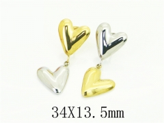 HY Wholesale Earrings Jewelry 316L Stainless Steel Earrings Jewelry-HY30E2457PV