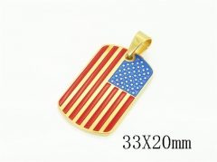 HY Wholesale Pendant Jewelry 316L Stainless Steel Jewelry Pendant-HY59P1267NV