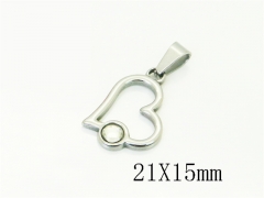 HY Wholesale Pendant Jewelry 316L Stainless Steel Jewelry Pendant-HY12P2129XIL