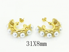 HY Wholesale Earrings Jewelry 316L Stainless Steel Earrings Jewelry-HY80E1739OL