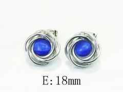 HY Wholesale Earrings Jewelry 316L Stainless Steel Earrings Jewelry-HY80E1843BLL