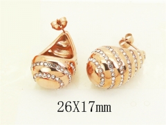 HY Wholesale Earrings Jewelry 316L Stainless Steel Earrings Jewelry-HY59E1366HOL