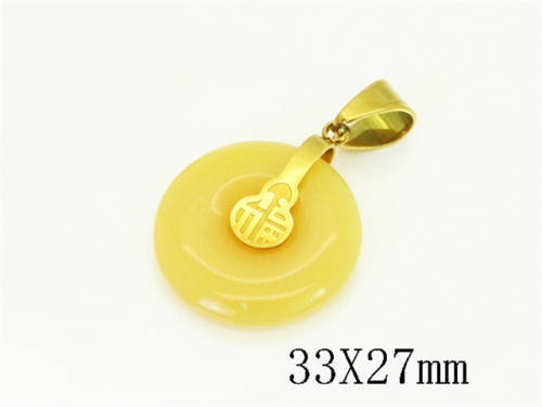 HY Wholesale Pendant Jewelry 316L Stainless Steel Jewelry Pendant-HY13P2192MC