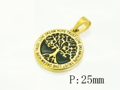 HY Wholesale Pendant Jewelry 316L Stainless Steel Jewelry Pendant-HY59P1252LL