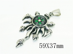 HY Wholesale Pendant Jewelry 316L Stainless Steel Jewelry Pendant-HY48P0532OW