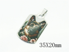 HY Wholesale Pendant Jewelry 316L Stainless Steel Jewelry Pendant-HY12P2156JB