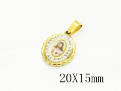 HY Wholesale Pendant Jewelry 316L Stainless Steel Jewelry Pendant-HY12P2121JL