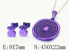 HY Wholesale Jewelry Set 316L Stainless Steel jewelry Set Fashion Jewelry-HY64S1471HLD